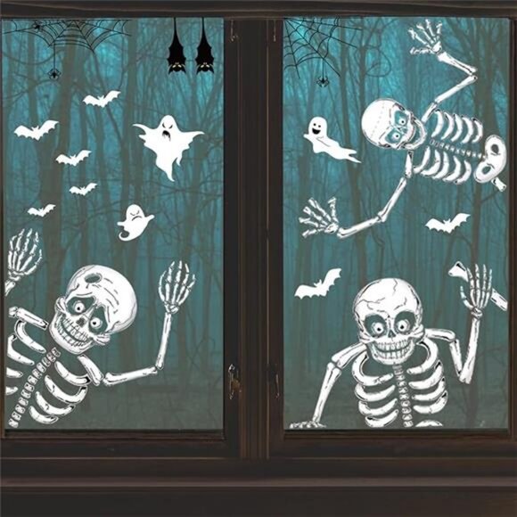 140PCS Halloween Window Clings Decor for Halloween Decorations, Double Side - Picture 8 of 8